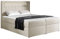 Mirjan24 Boxspringbett Snap mit LED-Beleuchtung Doppelbett mit 2 Bettkästen Matratze + Topper Amerikanisches Continentalbett Polsterbett Bett mit Kopfteil Bettgestell (Soft 033, 180 x 200 cm)