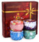 Duftkerze Set 4 Stück, Weihnachtskerze Duftkerzen Geschenkset Für Frauen, Aromatherapie Kerzen Aroma Kerzen, Natürliches Sojawachs Kerze für Muttertag, Weihnachten,Geburtstag, Valentinstag, Yoga