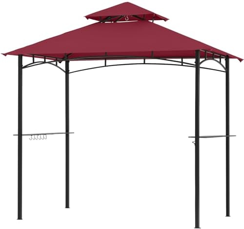 ABCCANOPY Grillpavillon Ersatzdach für Modell L-GG001PST-F Burgund