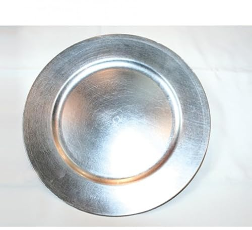 OSMA Platos llanos de la marca modelo Christmas plate XXL silver 33x33x1,8cm