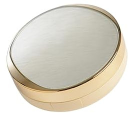 Housoutil Nachfüllbarer Kosmetikbehälter Kunststoff Rund Leicht Mit Spiegel Makeup Foundation Kasten Rougebox Reise Make up Zubehör