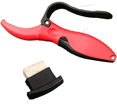 Sosoport Gartenscherenschärfer Werkzeug Für Rasenmäherklingen Schärfer Gartengeräte Schärft Schnell Einfach Präzise Befestigung An Rucksack Oder Gürtel Griff Geeignet Für Gartenscheren Asts