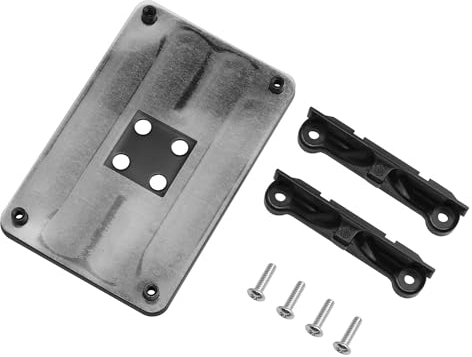 Zangc AMD AM4 CPU Heatsink Bracket Backplate, Metal Plastic, For AM4 B350 X370 A320 X470 B450 B550 X570 Motherboards, Includes Backplane & Screws, ZAC-97761