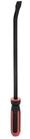 sourcing map Barra di leva con punta angolata, 61 cm, per cacciavite, curva CR-V, con tappo di attacco, manico antiscivolo per sollevamento e leva