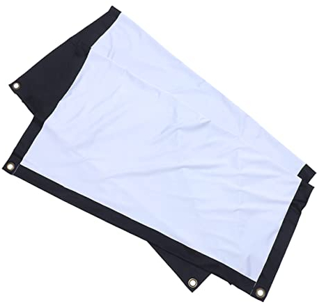 WOFASHPURET 1 Satz Projektionstuch Bildschirm Für Projektoren Im Innenbereich Für Filmprojektoren Im Freien Einziehbare Projektionsleinwand Büro Weicher Vorhang Polyester Faltbar