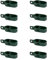 casa pura Drahtspanner grün 10 Stück, 120mm für Maschendrahtzaun, Spanndraht, Zaunspanner, Wildzaun, Forstzaun Spanner für Garten aus Stahl