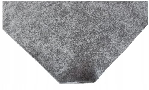 TAPHICEROS Filzstoff | Grau, 100cm x 150cm 2mm | Nadelfilz Superflex | Bespannstoff aus Filz | Meterware | Innenraumverkleidung Bezugsstoff Bastefilz für DIY Auto Box Liner