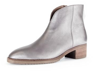 Gabor Damen Klassische Stiefeletten, Frauen Stiefeletten,Booties,halbstiefel,Kurzstiefel,uebergangsschuhe,Iron (Natur),40 EU / 6.5 UK