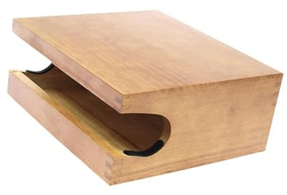 kowaku Holz Fahrrad Wandhalterung Rack Holz Fahrrad Rack Bike Kleiderbügel Ständer Fahrrad Lagerung Rack, Holzfarbe