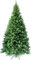 RS Trade 1101 Colorado-Mix 150 cm Weihnachtsbaum PVC künstlich (Ø ca. 91 cm) mit 620 Spitzen Schnellaufbau Klappsystem, schwer entflammbar, Tannenbaum inkl. Metall Christbaum Ständer