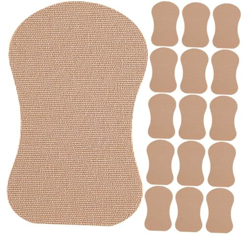 Healeved 20St ,,,, nippelabdeckung nippelcover brustpads Schweißpolster-Unterhemd Achselpads für schwitzende Frauen Schweißpolsterung Achselschweißpad aus Baumwolle Fußpolster