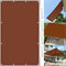Wasserdichtes Sonnensegel, 2 x 3,5 m, 98 % UV-Block, Terrassenüberdachung, Markise mit kostenlosen Seilen, Anti-Regen, Outdoor-Abdeckung für Gewächshaus, Pflanze, Hellgrau