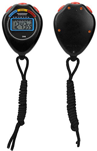 POENVFPO Elektronischer Hochleistungs-Stoppuhr-Timer für Profisportarten, Ideal für Leichtathletik, Rennen, Laufen, Schwimmen
