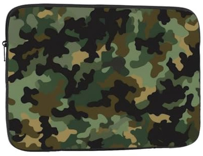 Cute Camouflage Muster Laptop Hülle Sleeve - Stoßfeste Schutzhülle für 10 Zoll, 12 Zoll, 13 Zoll, 15 Zoll, 17 Zoll Laptops - Schlanke und tragbare Laptoptasche