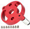 Centrador Tacos Jig, carpintería Dowelling Jig Locator | Aleación de aluminio Centrado de Kit de Taladro Vertical Taco Jig - Posicionador de punzón , guía de carpintería para exteriores y