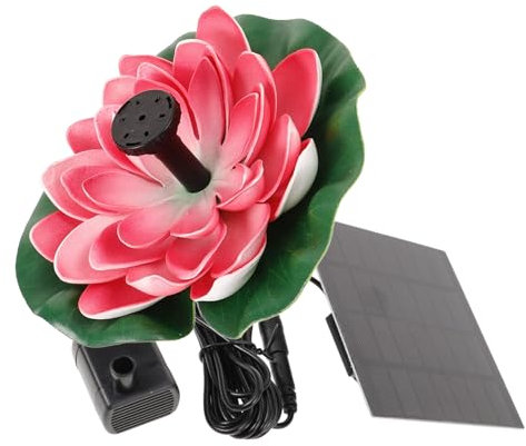 HEMOTON Solar-wasserbrunnen Schwimmend Für Garten Landschaftsbau Solarbrunnen Für Teich Poolbrunnen Außenbrunnen Mit Solarenergie Wasserbrunnen Für Garten Dekoration