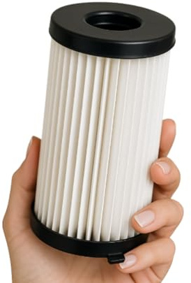 Auswaschbarer HEPA Filter - Kompatibel mit Akitas V8 / AK585K /Moosoo D20, D600, D601 - Ø 5,9 cm × 9,8 cm - Wiederverwendbarer Staubsaugerfilter - 99,97% Filtration - Ersatzfilter