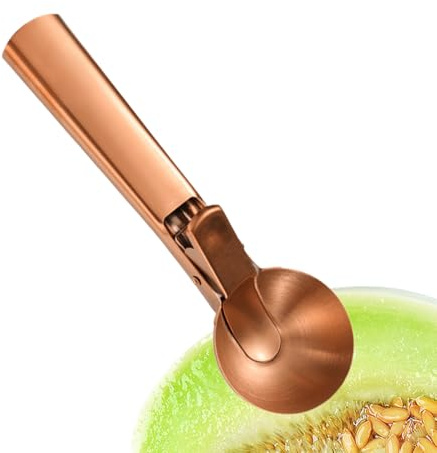 Opilroyn Cucchiaio per Pasta per Biscotti | Resistente Con Meccanismo A Grilletto In Acciaio Inossidabile,Pala per Porzioni - Per Dessert Buffet Festa Cucina Casa Impasto Frutta Caramelle Popcorn