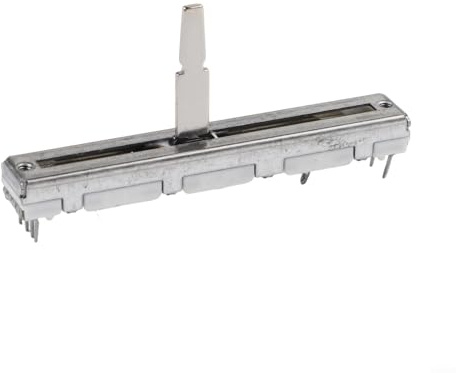 60 mm Push Fader Straight Slide Potentiometer, für DJM 350 400 600 700 800 2000 DJ Mixer, Metall Sliding Ersatzteil