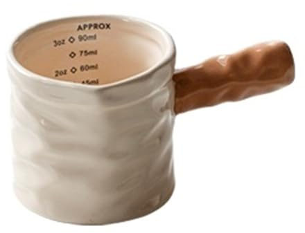 Jarra De Leche Con Escala, Taza Medidora Café Cerámica Fina, Extracción, 2 Uds., 3oz/90ml Para Barista Casero(Coffee)