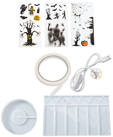Festzelt Licht Silikonform, Lampenfassung, sechseckige Epoxid Gussformen für Schmuck, Herstellung, Basteln, Aufbewahrungsbox, Feiertags Lichtkasten Form