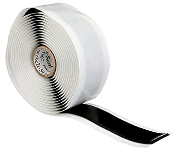 3M Scotch-Seal 2229 - Cinta adhesiva para masilla (2,54 x 3 m), color negro, utilizada para aislamiento eléctrico, acolchado y sellado en condiciones adversas, 1 rollo