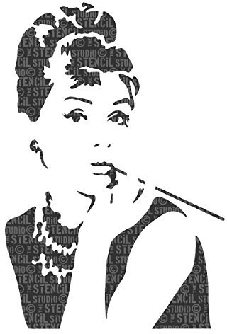 Die Schablone, Studio Audrey AT TIFFANY 'S wiederverwendbar – Größe Extra Small A5 (10007 X S)
