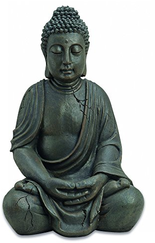 meditierender Buddha in braun - Höhe ca. 50 cm