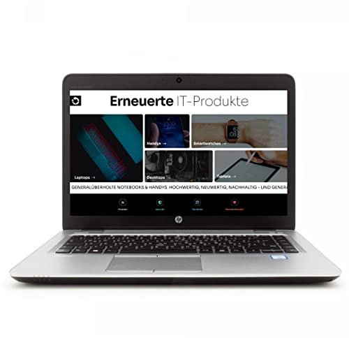 PC Portatile 14 Pollici, Notebook, Computer Portatile, HP Elitebook 840 G4, i5-7300U, 8GB RAM, 256GB SSD, Tastiera Italiana, Laptop Windows 10, Garanzia 2 Anni (Ricondizionato)