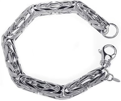 Königskette Armband rund 10mm - 925 Silber - Länge 22-26cm