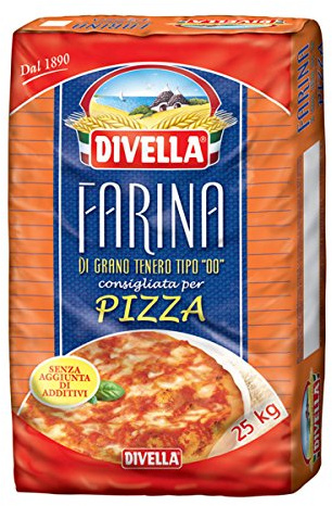 Divella Farina 00 per Pizza W220-240 kg, 25 (1000033806)