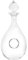 Pasabahce Zoom Flasche aus geblasenem Glas, Transparent