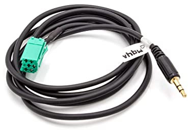 vhbw Aux-Adapter kompatibel mit Smart ForTwo Typ 450, A450, C450 und Cabriolet (ab Bj. 10/1998)