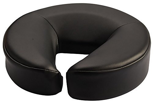Master Massage Standard Face Down Face Cushion Face Pillow Headrest, Black