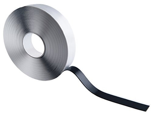 Doppelseitiges Butyl Klebeband, Selbstklebend Butylband, Selbstdichtendes ButylKleber, Butyldichtband, Flexible Abdichtung, Wasserdichtes, Butylschnur Dicke 1 mm, 30 mm x 25 m, Schwarz