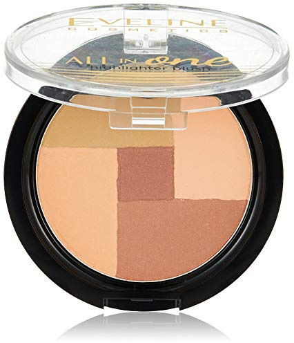 Eveline Cosmetics All-In-One Mosaik Rouge & Highlighter - Multi-Color Wangenpalette, 6.5g