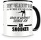 Samunshi® Ich denke an Snooker Tasse Kaffeetasse Teetasse Kaffeepott Kaffeebecher Becher