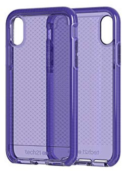 Tech21 Evo Check Schutzhülle für Apple iPhone X/iPhone Xs - Ultraviolett