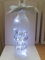 Beautiful personalised light up frosted bottle