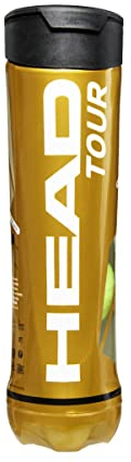 HEAD 570714 Uni Tour 4 Tube Tennis, Gelb, One Size