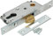 KOTARBAU® Cerradura para embutir para bombín, Cerraduras para puertas correderas F-30, Cerradura de gancho, Cerradura de acero inox, Cerrojo pico de loro en acero, Herraje de seguridad para puertas