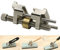 LepoHome Stainless Steel Honing Guide with Brass Roller for Wood Chisel Fixed Angle Knife Sharpener Planer Blade Sharpening(Clamping Width Range 0.2''-3.2'')