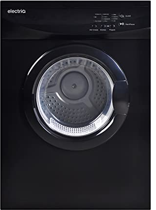 electriQ Freestanding 7kg Vented Tumble Dryer - Black