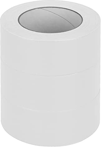 verpacking Premium Panzertape 50 m x 48 mm Wei? Gewebeband Gaffa Tape Reparaturband hohe Klebekraft Klebeband mit Naturkautschuk-Kleber (3 Stück)