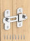 Sliding Barn Door Lock, Stainless Steel Gate Latches Flip Latch Safety Door Bolt Latch Lock for Wine Cabinet, Bathroom, Outdoor, Garage, Garden, Closet Door (Silver, 1 Pack)