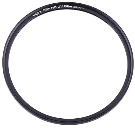 Vapco 82mm UV Protection Glass Lens Filter for Canon Nikon Sony Pentax Olympus