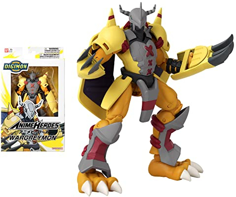 BANDAI - Anime-Helden - Digimon - 17 cm große Figur von Digimon WarGreymon - 37701