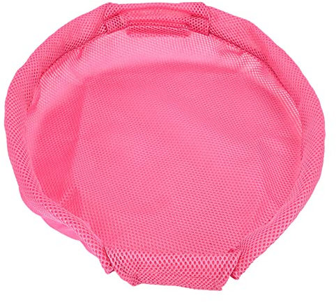 Hamaca redonda desmontable para gatos, cama colgante, asiento para dormir, cojín para alféizar de ventana, gatito, mascota, independiente, para tomar el sol, siesta, con vista para el hogar(Rosa)