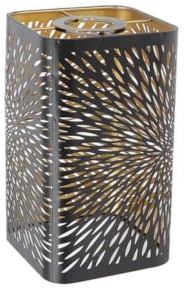 Table Lamp Shades, Metal Light Shade Hollow Carving Decorative Desk Lampshade Decorative Modern Lamp Shades Wrought Iron Metal E27 E26 Lamp Shades for Bedroom