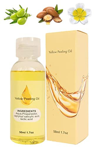 Oilex Natural Spots Whitening Yellow Peeling Oil, Super Strength Yellow Peeling Solution for Dark Skin,Oil Exfoliating, Skin for Body Dark Spot Face (1 Pcs)